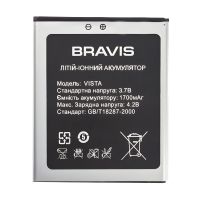 Оригінал акумулятора Bravis Vista з PRC, гарантія 12 місяців