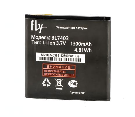 Оригинальный аккумулятор для Fly BL7403 / IQ431 с гарантией 12 мес. Оригинальный аккумулятор для Fly BL7403 / IQ431 с гарантией 12 мес.