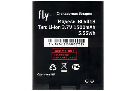 Fly BL6418 Акумулятор FS403 [Original PRC] гарантія 12 міс.