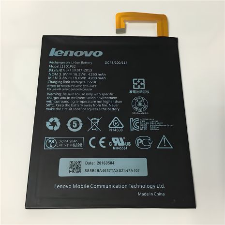 Акумулятор Lenovo L13D1P32 для A5500 IdeaTab/A8-50F/A8-50 [Original PRC] 12 міс. гарантії
