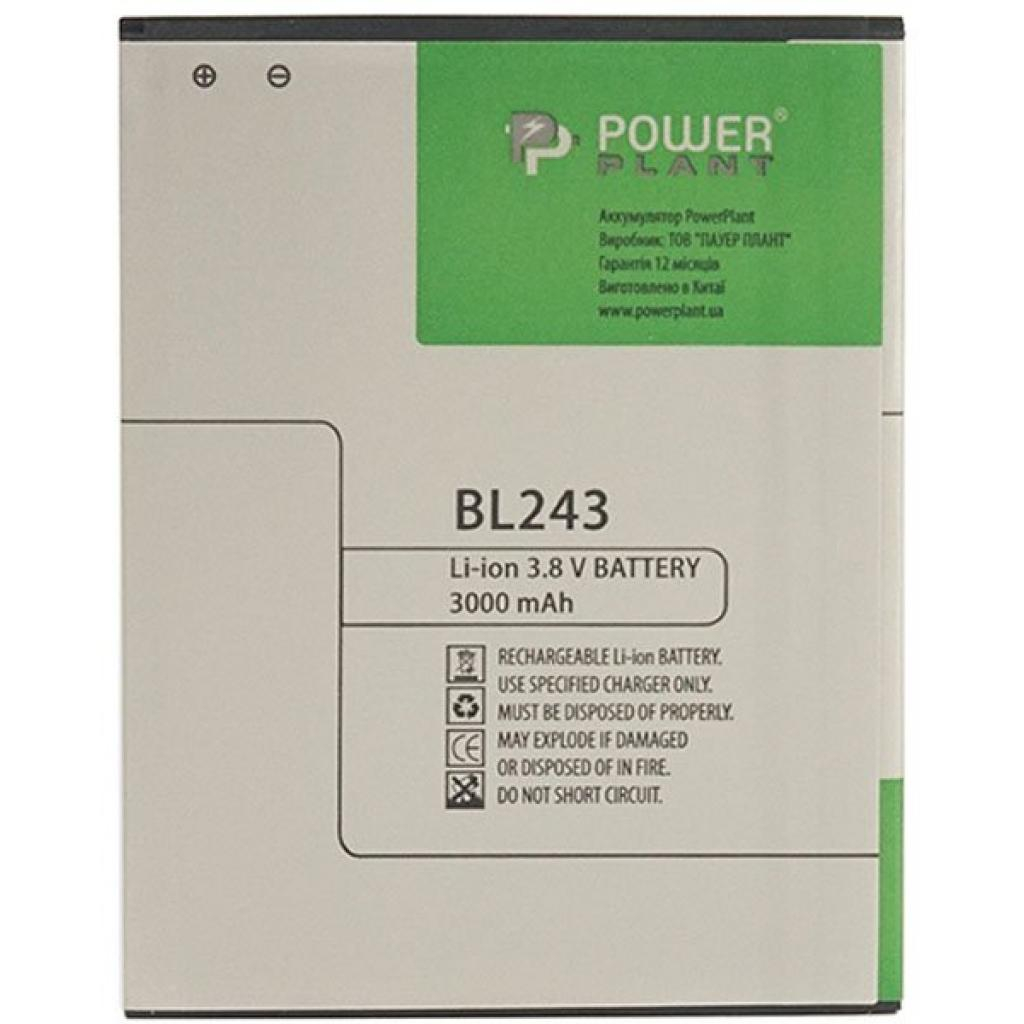 Аккумулятор PowerPlant Lenovo K3 Note (BL243) 3000 mAh Аккумулятор PowerPlant Lenovo K3 Note (BL243) 3000 mAh