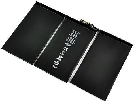 Li-polimer акумулятор 3.8V, 6500 mAh для Apple iPad 2 (A1376/A1395/A1396/A1397), оригінал, гарантія 12 міс.