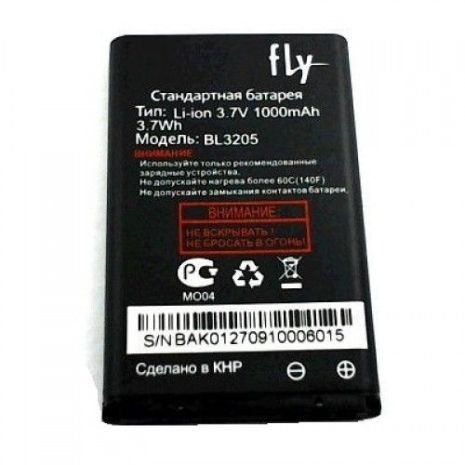 Акумулятор Fly BL3205, DS185 [Original PRC] 12 міс. гарантії