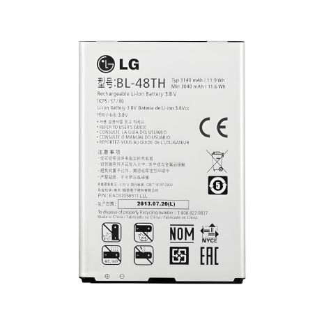 LG BL-48TH, E988, D680 Optimus G Pro Акумулятори Original PRC, 12 міс. гарантії, 3040 mAh