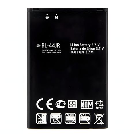 LG P940 Prada, D170, L40 Акумулятори BL-44JR Original PRC, 12 міс. гарантії, 1540mAh LG P940 Prada, D170, L40 Акумулятори BL-44JR Original PRC, 12 міс. гарантії, 1540mAh