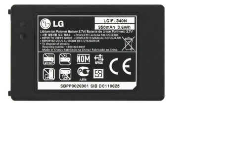 Акумулятор LG KS660 (LGIP-340N) [Original PRC] 12 міс. гарантії