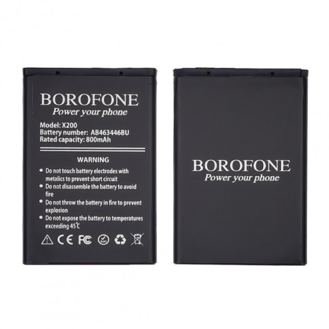 Акумулятор Borofone AB463446BU Samsung X200/ B110/ B130/ C140/ C160/ C240/ C300/ C3010/ C3520/ C5010