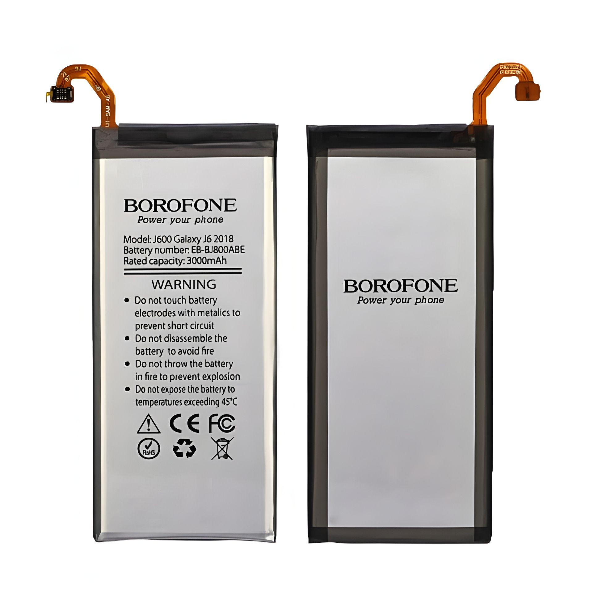 Аккумулятор для Samsung J800 J8/ J600 J6 (2018)/ A6 (2018) Borofone EB-BJ800ABE Аккумулятор для Samsung J800 J8/ J600 J6 (2018)/ A6 (2018) Borofone EB-BJ800ABE