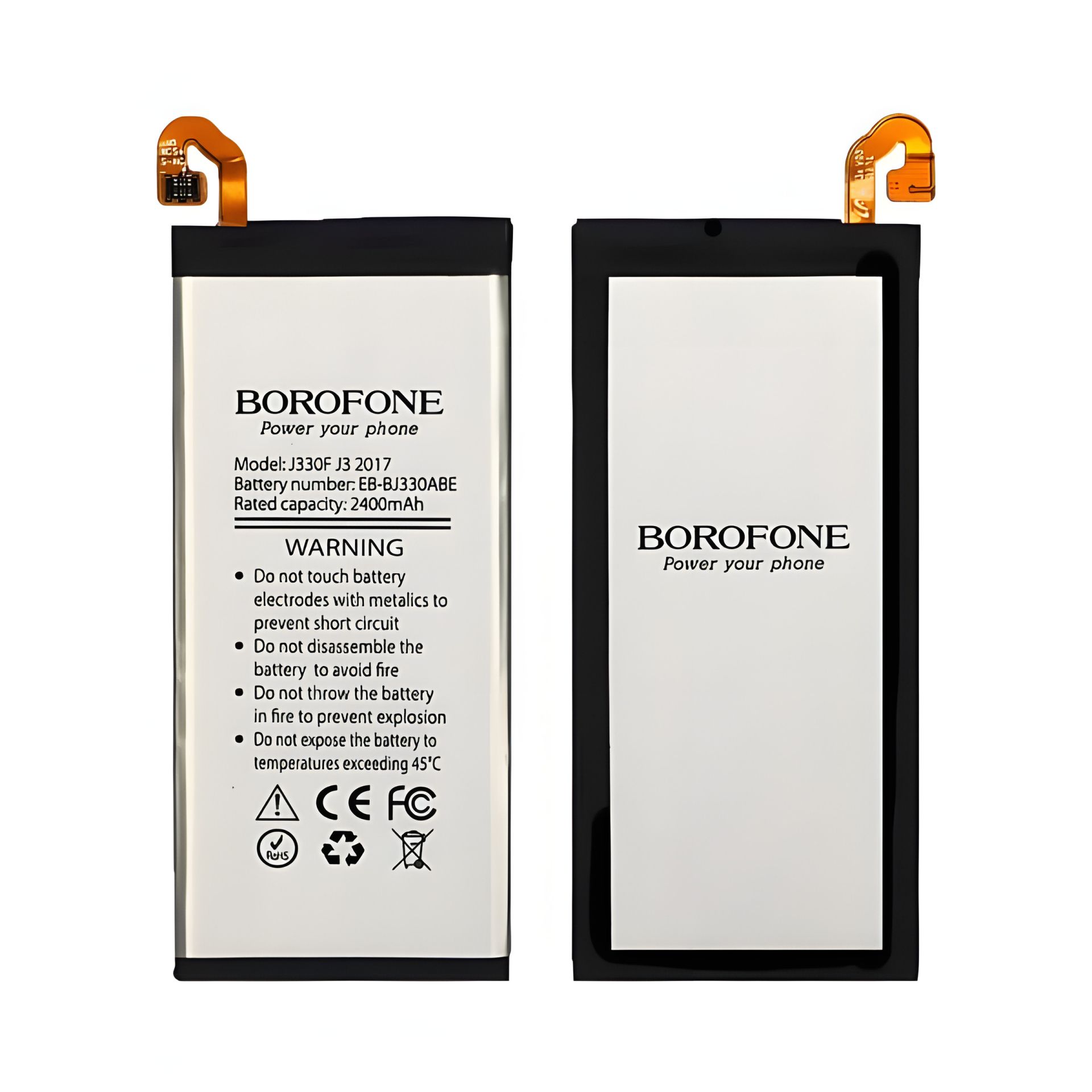 Акумулятор Borofone EB-BJ330ABE для Samsung J330 J3 (2017) Акумулятор Borofone EB-BJ330ABE для Samsung J330 J3 (2017)