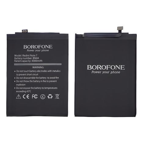 Аккумулятор Borofone BN4A для смартфона Xiaomi Redmi Note 7 Аккумулятор Borofone BN4A для смартфона Xiaomi Redmi Note 7