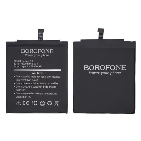 Акумулятор Borofone для Xiaomi Redmi 5A BN34 Акумулятор Borofone для Xiaomi Redmi 5A BN34
