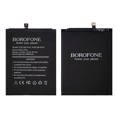 Borofone SCUD-WT-N6 Аккумулятор для Samsung A10S A107/ A20S A207/ Honor Holly 2 Plus 4000 mAh