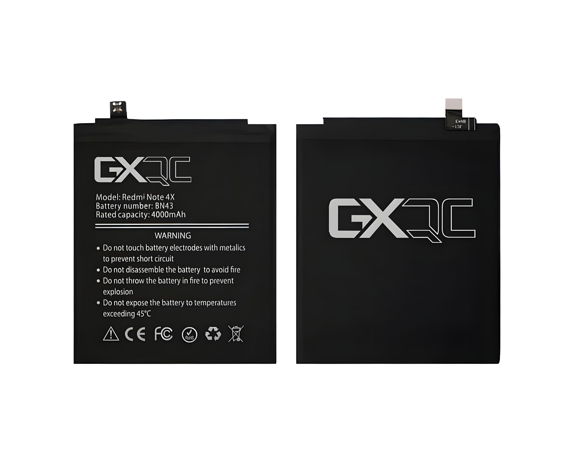 GX BN43 Аккумулятор для Xiaomi Redmi Note 4X/ Redmi Note 4 Global Snapdragon Version GX BN43 Аккумулятор для Xiaomi Redmi Note 4X/ Redmi Note 4 Global Snapdragon Version