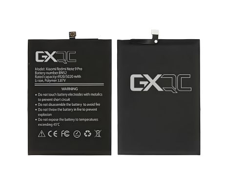 Акумулятор GX BN52 для Redmi Note 9 Pro Акумулятор GX BN52 для Redmi Note 9 Pro