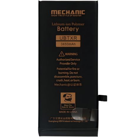 Акумулятор MECHANIC для Apple iPhone XR (збільшена ємність, 3450mAh)