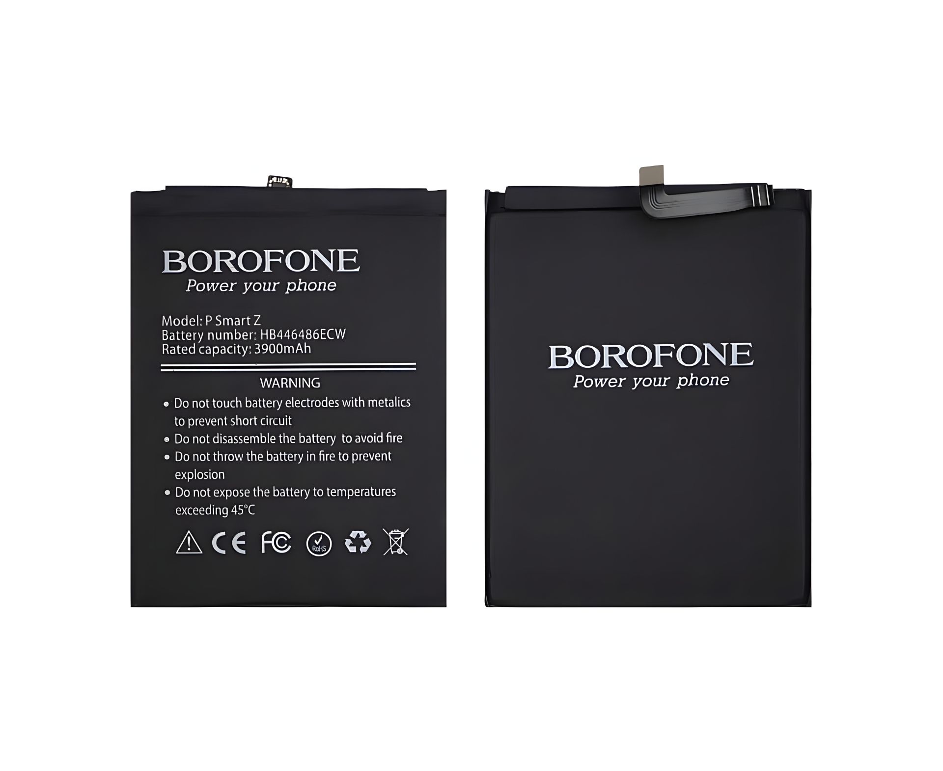 Акумулятор Borofone для Huawei P Smart Z/P20 Lite (2019)/Honor 9X/Y9 Prime (2019) (HB446486ECW) Акумулятор Borofone для Huawei P Smart Z/P20 Lite (2019)/Honor 9X/Y9 Prime (2019) (HB446486ECW)