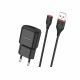 Зарядний пристрій Borofone BA48A Lightning 2,1A Black Зарядний пристрій Borofone BA48A Lightning 2,1A Black