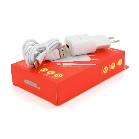 Зарядний пристрій Borofone BA48A Type-C 2.1A White Зарядний пристрій Borofone BA48A Type-C 2.1A White