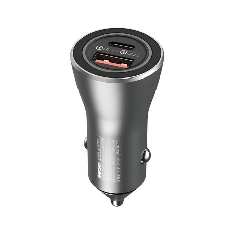 Зарядний Автомобільний Remax 36W RCC107 PD+QC Black