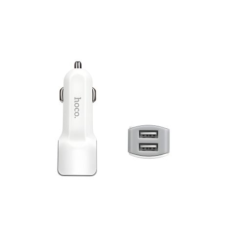 Автомобильное ЗУ Hoco Z23 2USB White Автомобильное ЗУ Hoco Z23 2USB White