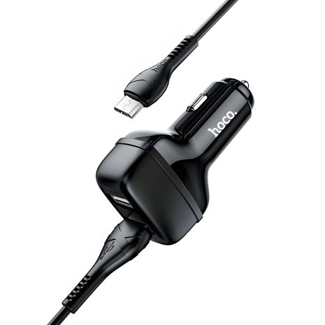 Автомобільне ЗУ Hoco Z36 Black 2USB Micro