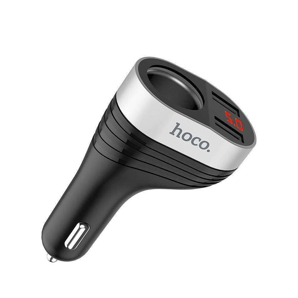 Автомобільне ЗУ Hoco Z29 Regal Digital Display Cigarette Lighter 2USB 3.1A Black Автомобільне ЗУ Hoco Z29 Regal Digital Display Cigarette Lighter 2USB 3.1A Black