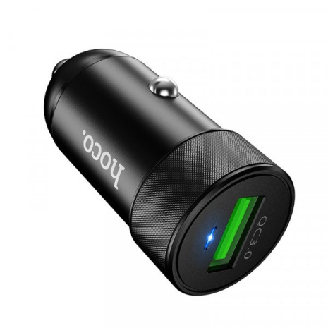 Автомобільне ЗУ Hoco Z32 Speed Up QC3.0 18W 3A Black