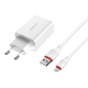 Зарядное устройство Borofone BA21A QC 3.0 18W + Micro Cable White Зарядное устройство Borofone BA21A QC 3.0 18W + Micro Cable White