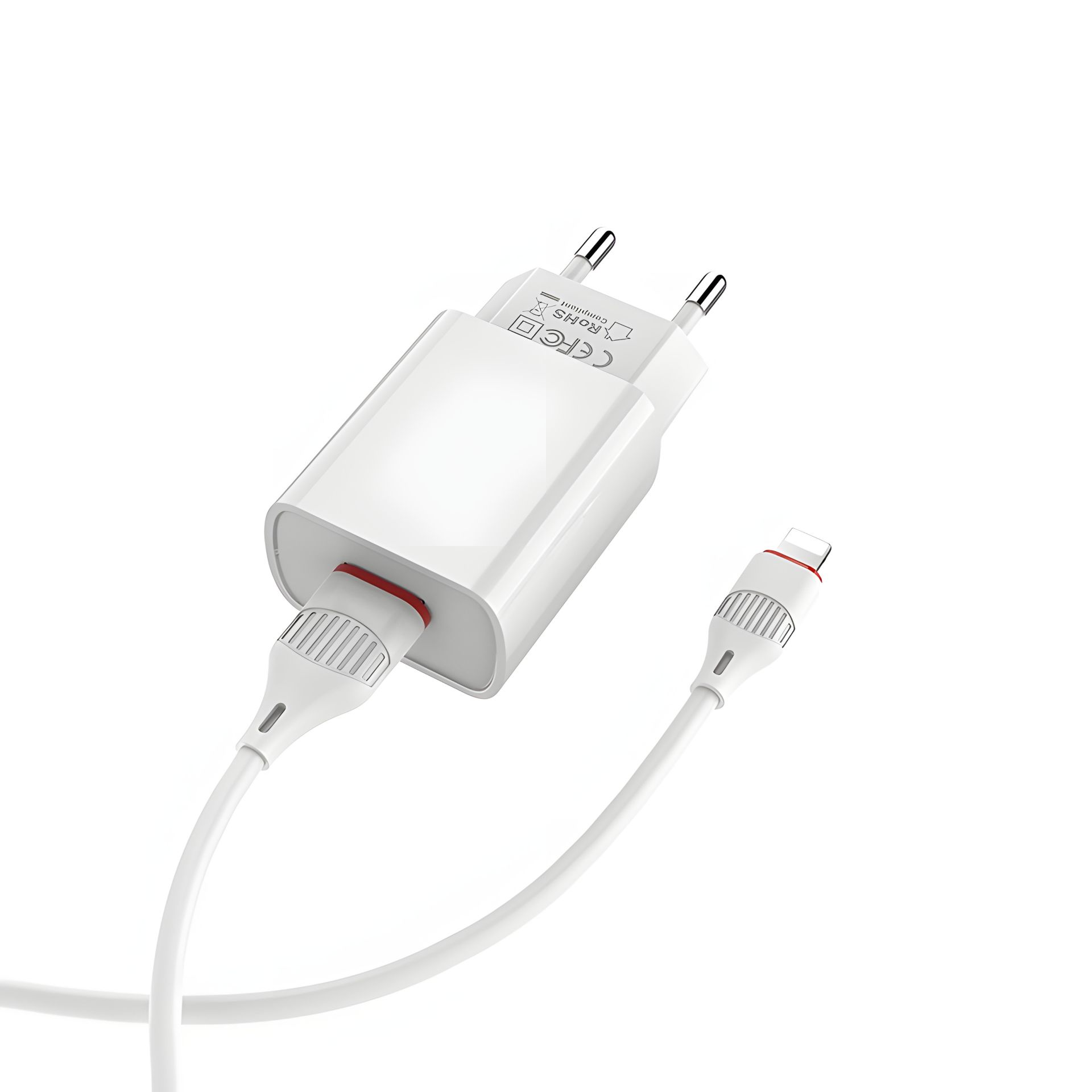Зарядное устройство Borofone Lightning 1USB BA20A 2.1A White Зарядное устройство Borofone Lightning 1USB BA20A 2.1A White