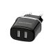 Borofone BA25A Black зарядний пристрій 2USB 2.4A