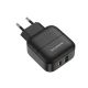 Зарядка Borofone BA46A PD+QC3.0 1USB/3A Черный