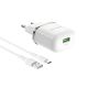 Пристрій зарядний Borofone BA36A Type-C QC3.0 White