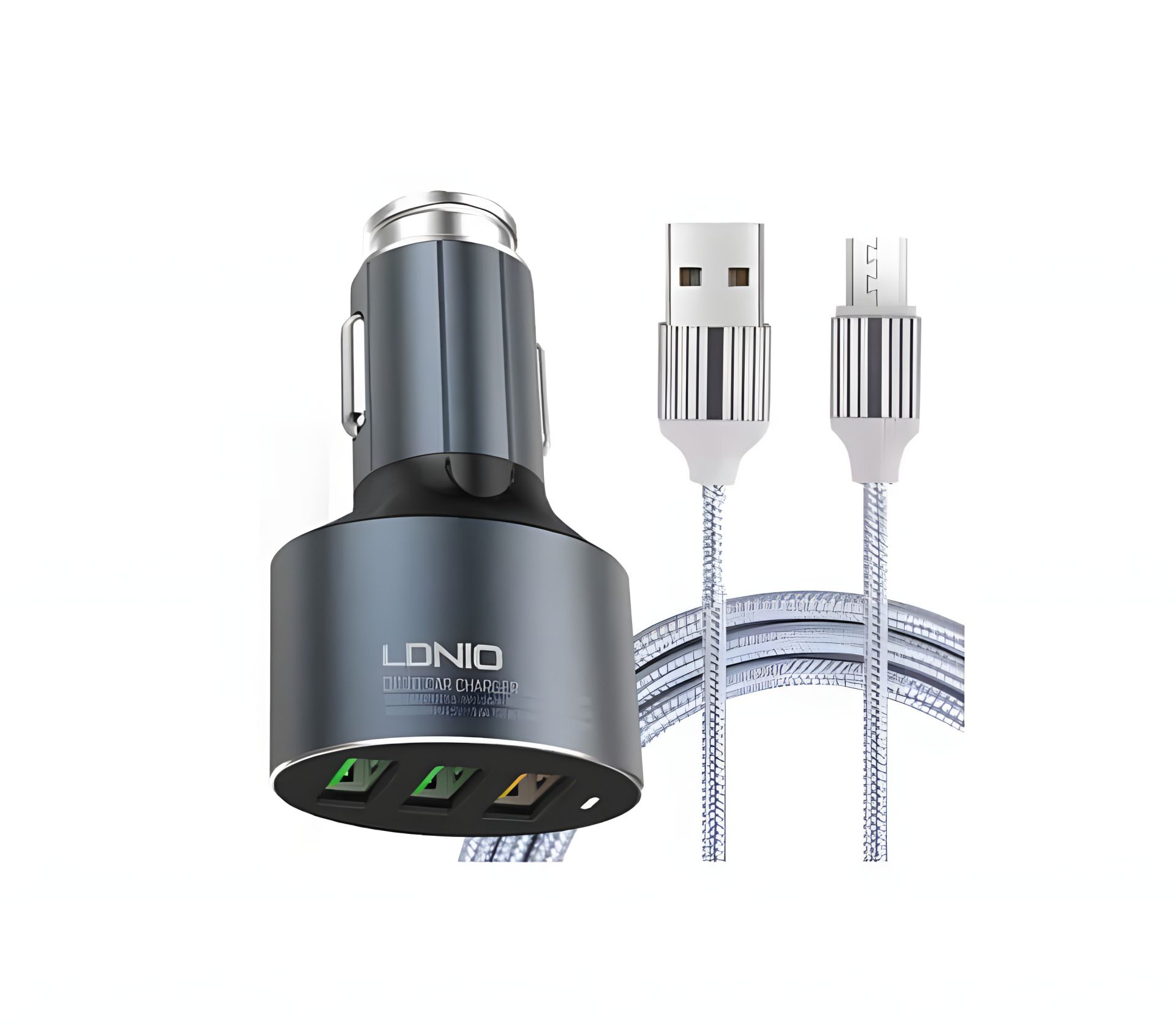 Автомобільне ЗУ LDNIO C703Q/micro-USB Black Автомобільне ЗУ LDNIO C703Q/micro-USB Black