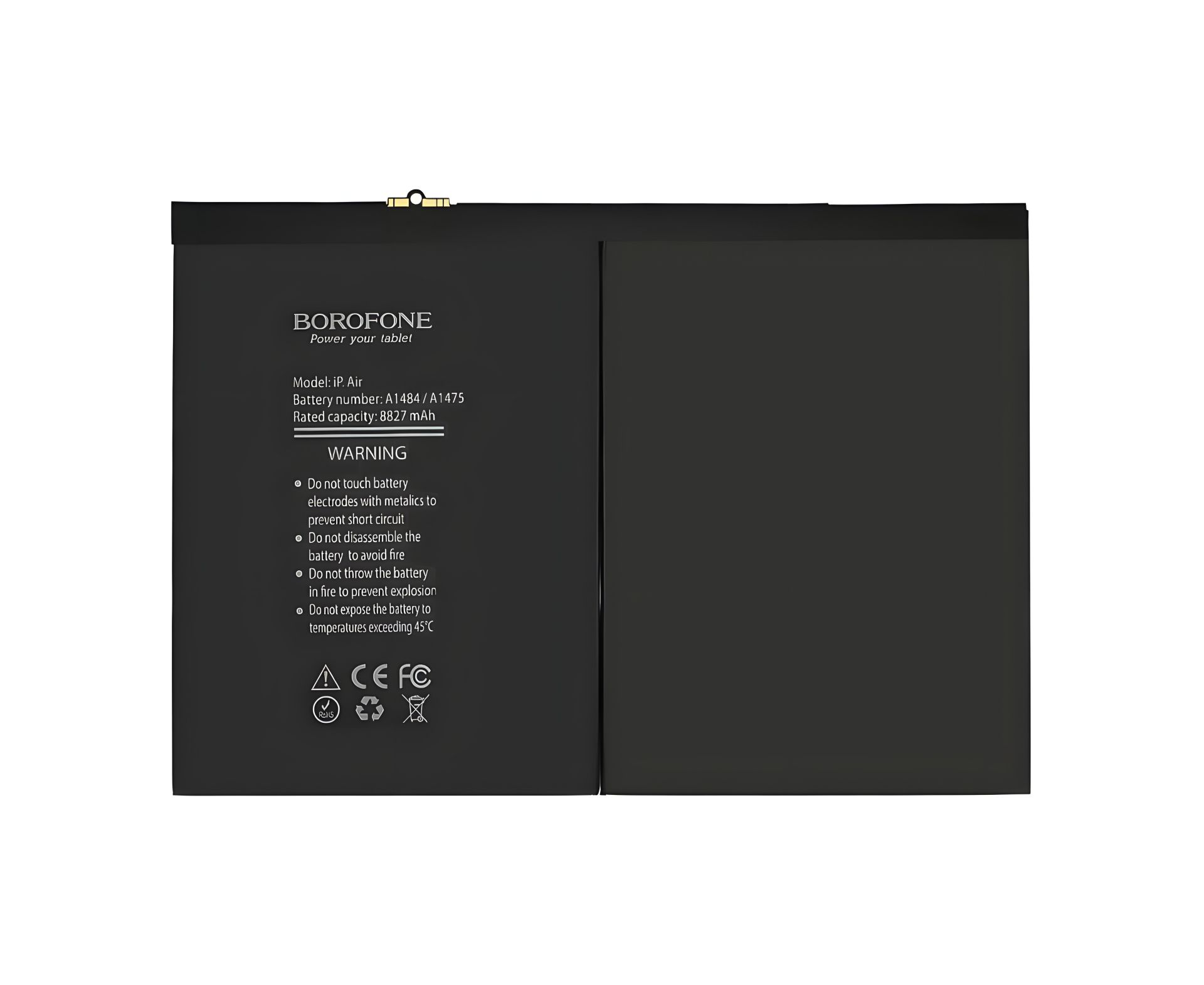 Акумулятор Borofone A1484 для Apple iPad Air (iPad 5)/iPad 9.7 2017/iPad 9.7 2018/iPad 10.2 2019 Акумулятор Borofone A1484 для Apple iPad Air (iPad 5)/iPad 9.7 2017/iPad 9.7 2018/iPad 10.2 2019