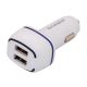 Зарядний автомобіль Borofone BZ14 Micro 2USB 2.4A Білий
