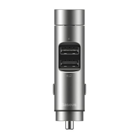 Автомобильное ЗУ Baseus Energy Column Bluetooth FM Launcher 3,1A 2USB CCNLZ-0G Gray Автомобильное ЗУ Baseus Energy Column Bluetooth FM Launcher 3,1A 2USB CCNLZ-0G Gray