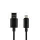 Чёрный USB Hoco X88 Gratified Lightning 2.4A