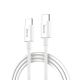 Белый USB Hoco X88 Gratified 60W Type-C to Type-C