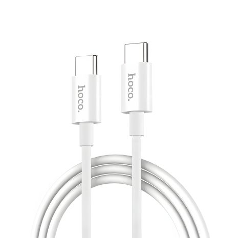Hoco X88 USB Gratified 60W Type-C to Type-C Білий