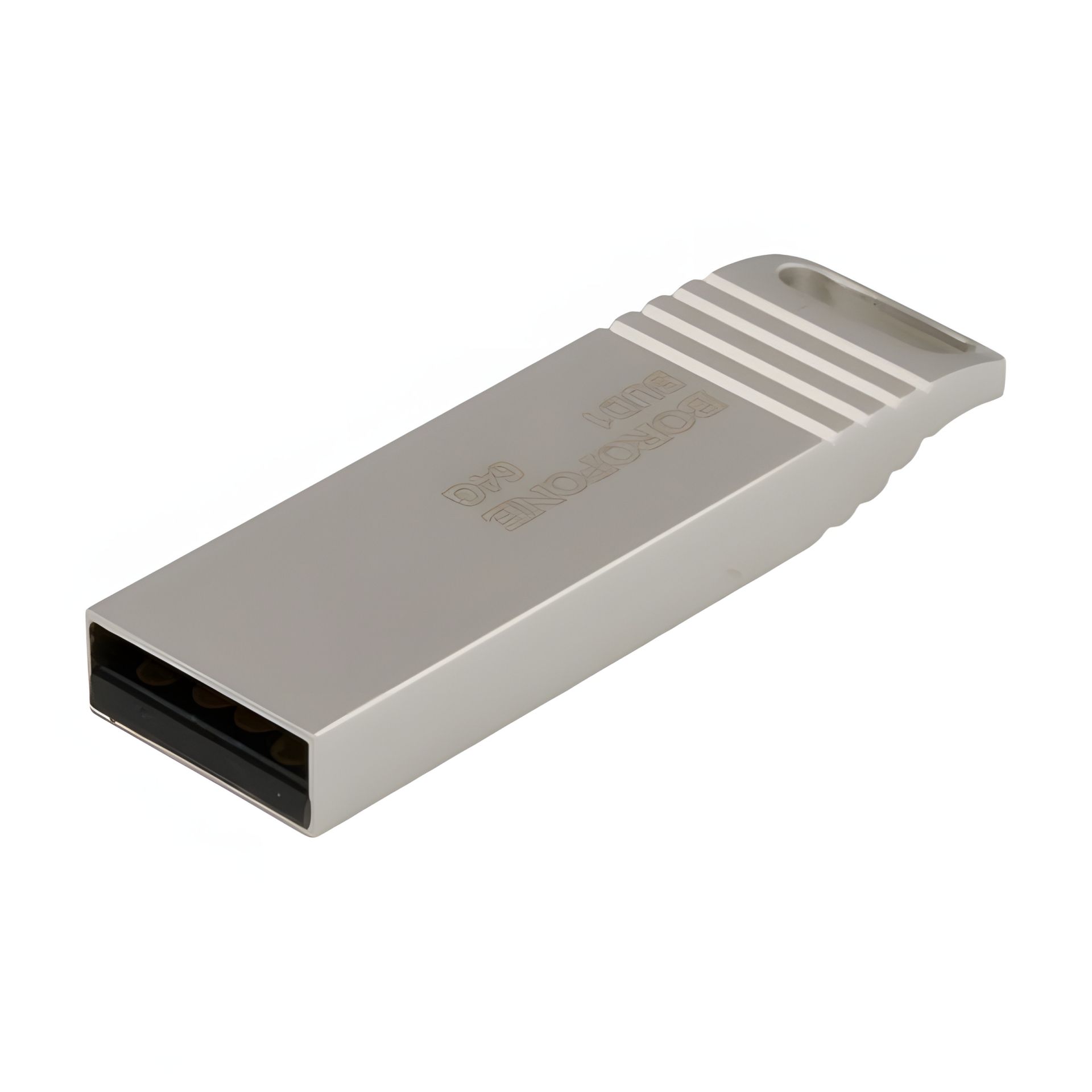 USB Flash Drive Borofone BUD1 USB 2.0 64GB Стальной USB Flash Drive Borofone BUD1 USB 2.0 64GB Стальной