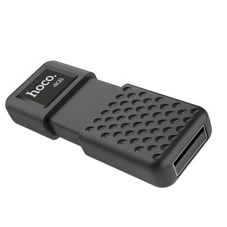 Флеш накопичувач USB Hoco UD6, USB 2.0, 4GB, Чорний Флеш накопичувач USB Hoco UD6, USB 2.0, 4GB, Чорний