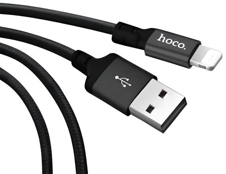 Hoco X14 USB Times Speed Lightning 2m Чорний Hoco X14 USB Times Speed Lightning 2m Чорний