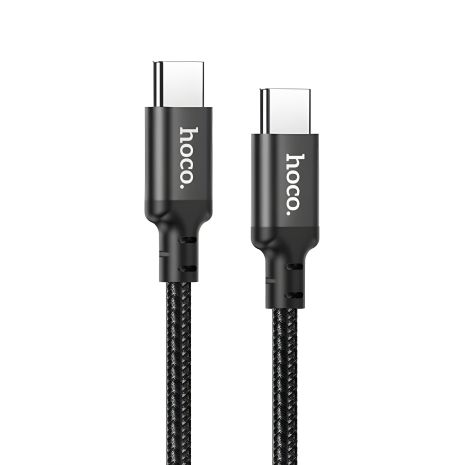 USB Hoco X14 Double Speed 60W Type-C to Type-C Чорний