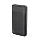 Повербанк Remax RPP-166 Lango (20000 mAh / Out: 2USB 5V/2.1A / In: Type-C, micro-USB 5V/2.1A ) с LED индикатором, Чёрный