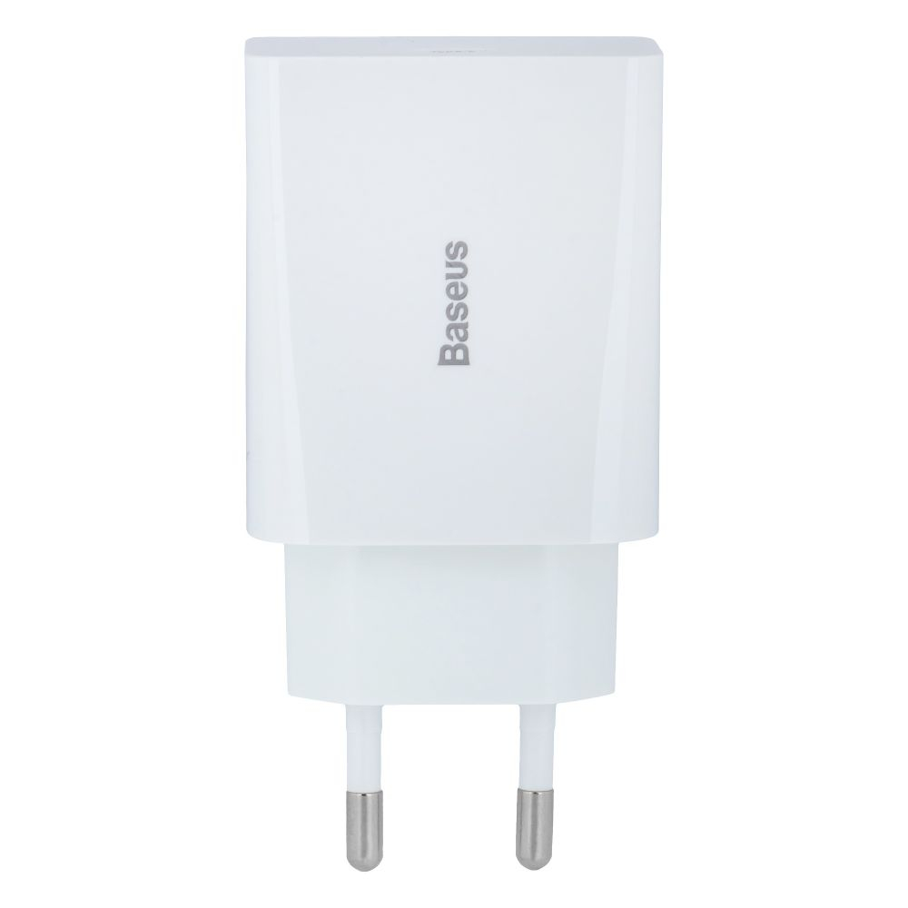 Мережевий Зарядний Пристрій Baseus PD 20W 3A CCFS-SN Білий, 02 Мережевий Зарядний Пристрій Baseus PD 20W 3A CCFS-SN Білий, 02