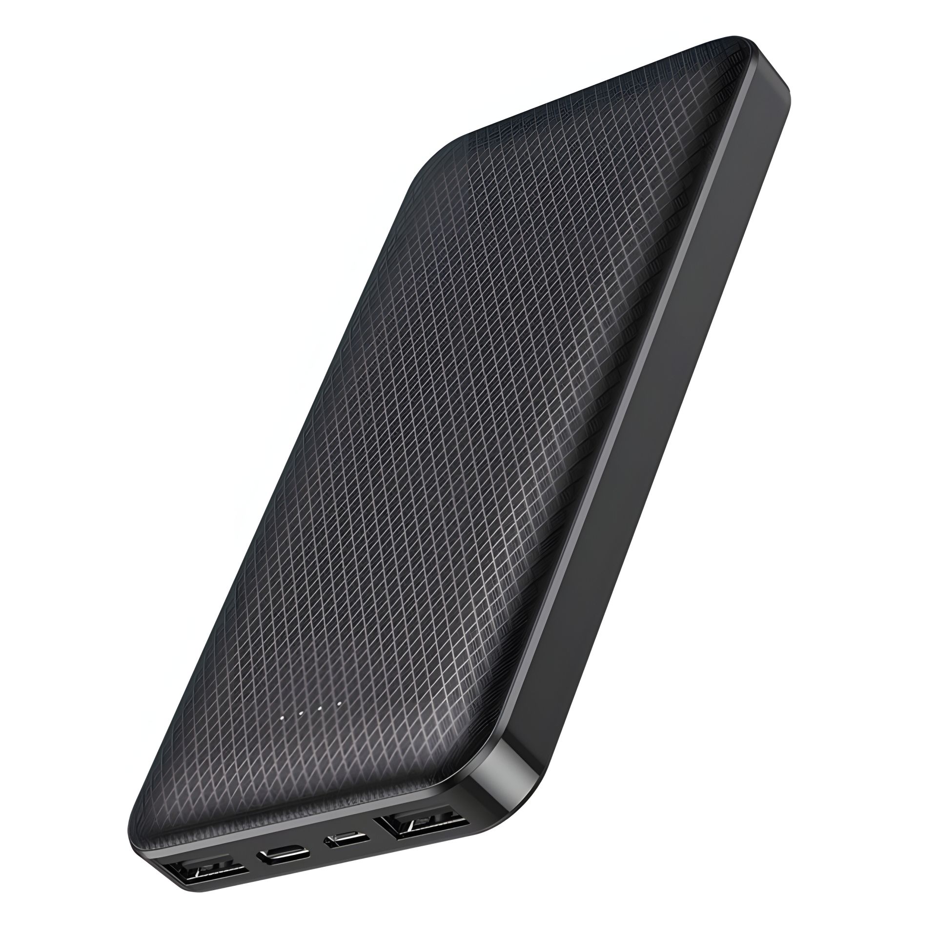 Повербанк Borofone BJ3 Minimalist (10000 mAh/Out: 2USB 5V/2A/In: Type-C, micro-USB 5V/2A) з LED індикатором, Чорний