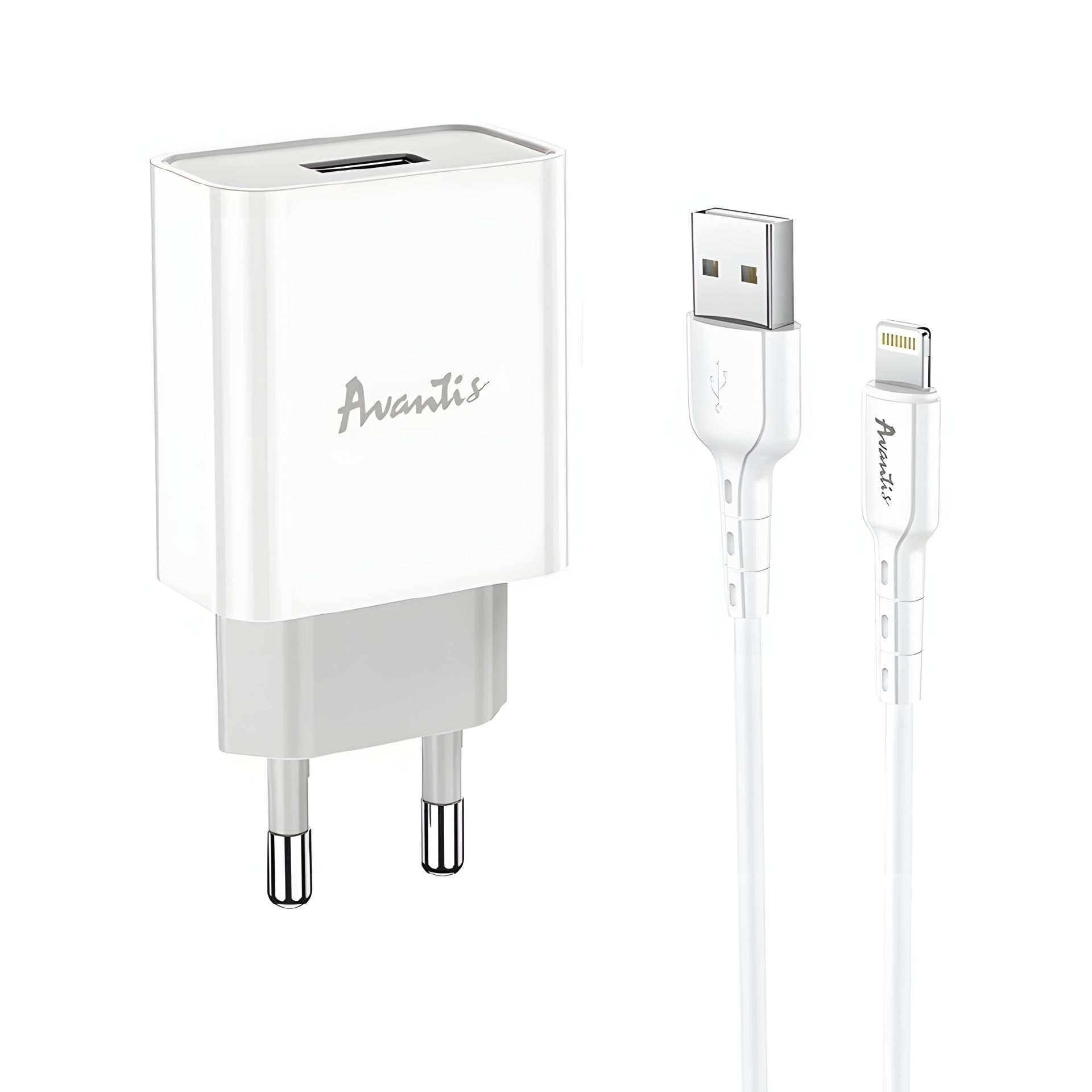 Avantis A825 Зарядное устройство Lightning 1USB White Avantis A825 Зарядное устройство Lightning 1USB White