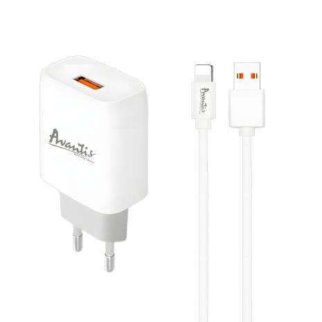 Зарядное устройство Avantis A815 1USB Lightning White Зарядное устройство Avantis A815 1USB Lightning White