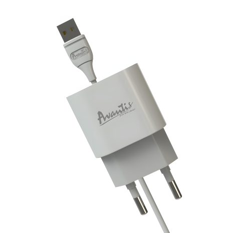 Зарядное устройство Avantis A818 Pro White 1USB Micro