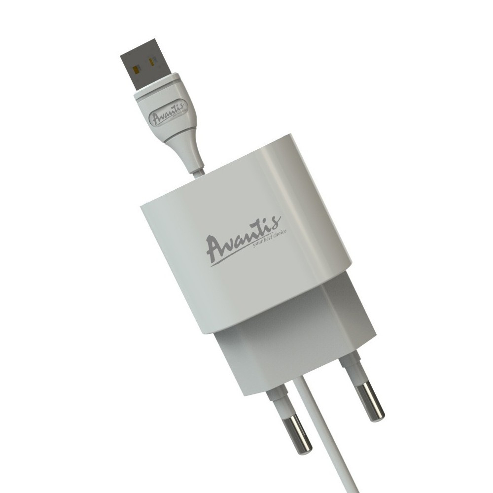 Зарядний пристрій Avantis A818 Pro 1USB Micro White Зарядний пристрій Avantis A818 Pro 1USB Micro White